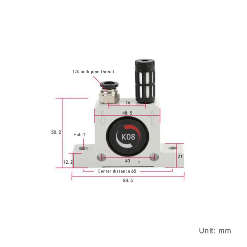 SHUYI K13 K16 Bead Rolling Type Pneumatic Vibrator